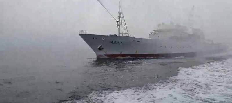 無理驅離、嚴重抗議：對日本水產廳船艦驅趕我國漁船的強烈譴責